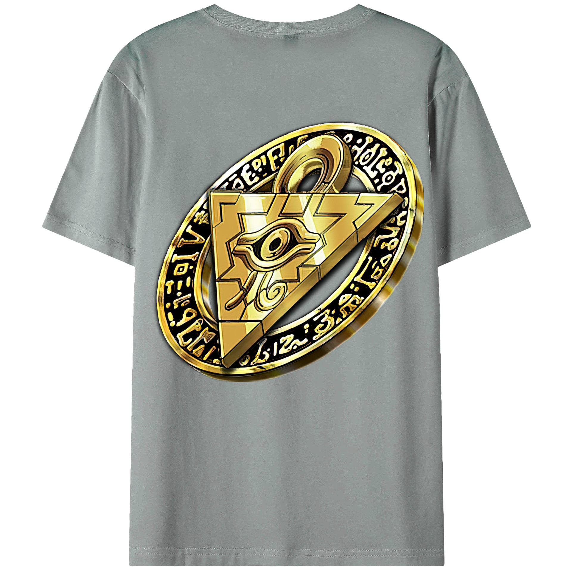 （画像用） 遊☆戯☆王 Yu-Gi-Oh! 綿100％ メンズ半袖Tシャツ（バックプリント） 通気性